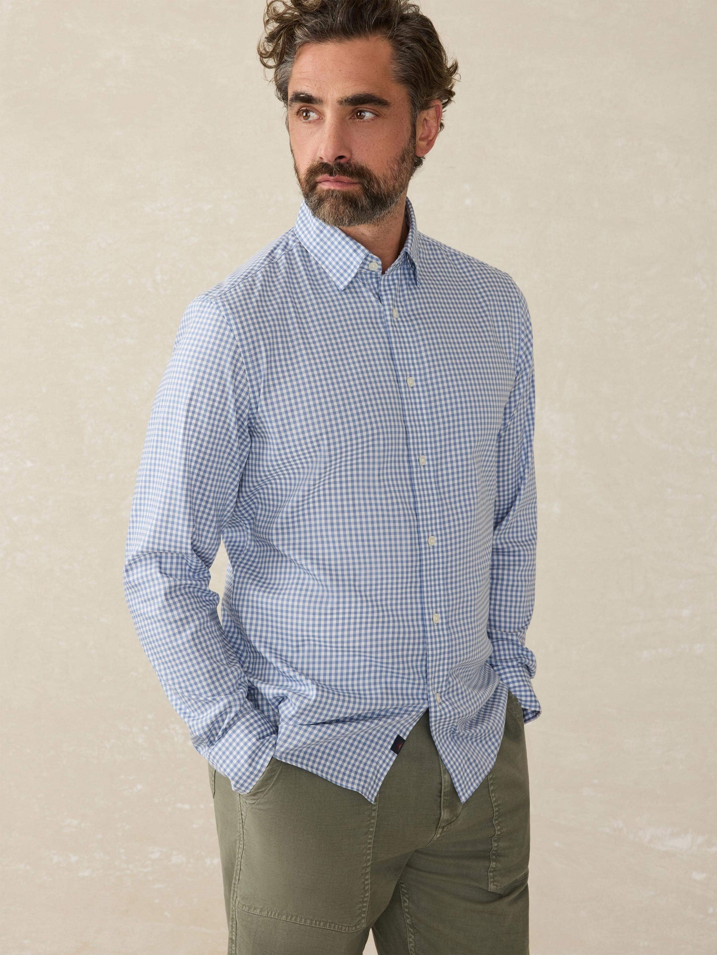 The MovementTM Shirt (Tall) - Light Blue Gingham