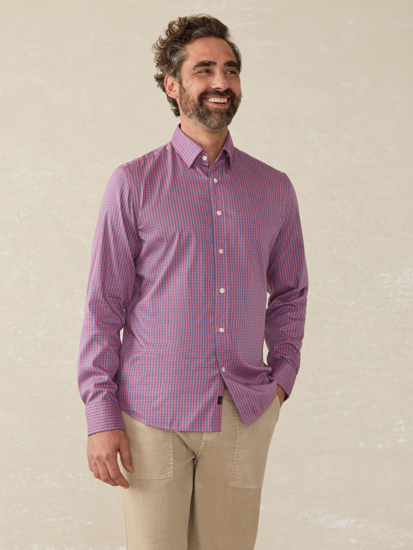 The MovementTM Shirt (Tall) - Blue Rose Gingham