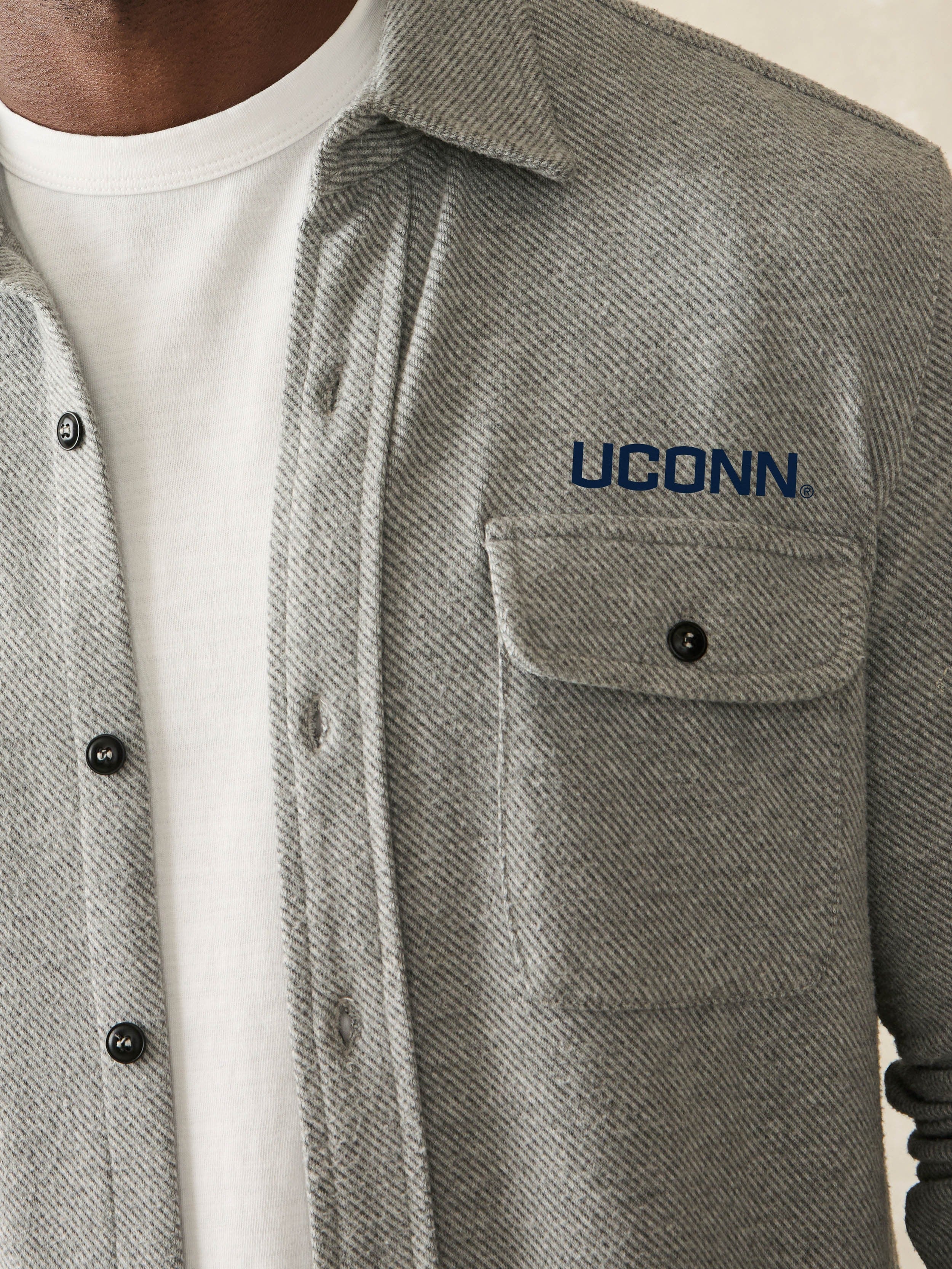 University Of Connecticut LegendTM Sweater Shirt - Fossil Grey Twill