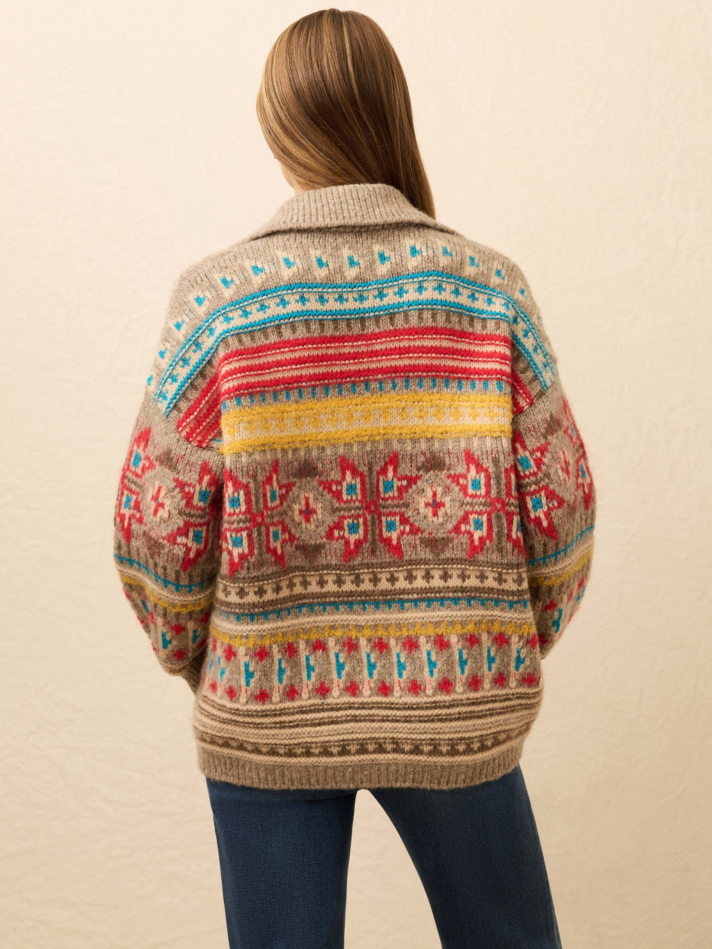 Native Knitter Desert Bloom Cardigan - Squash Blossom