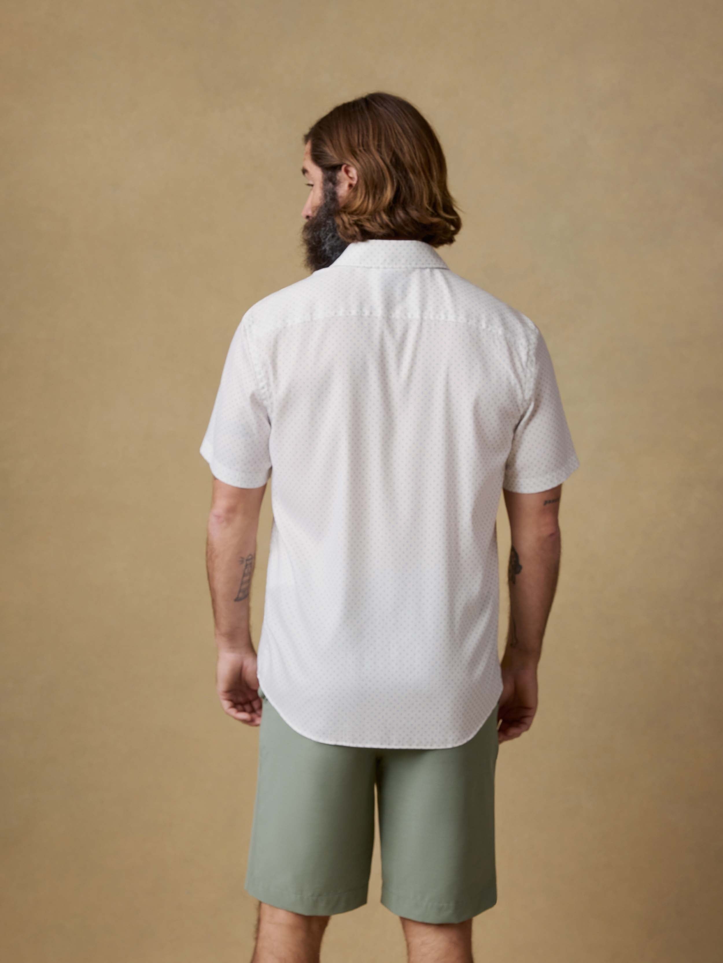 Short-Sleeve MovementTM Monterey Shirt - Mist Sunburst