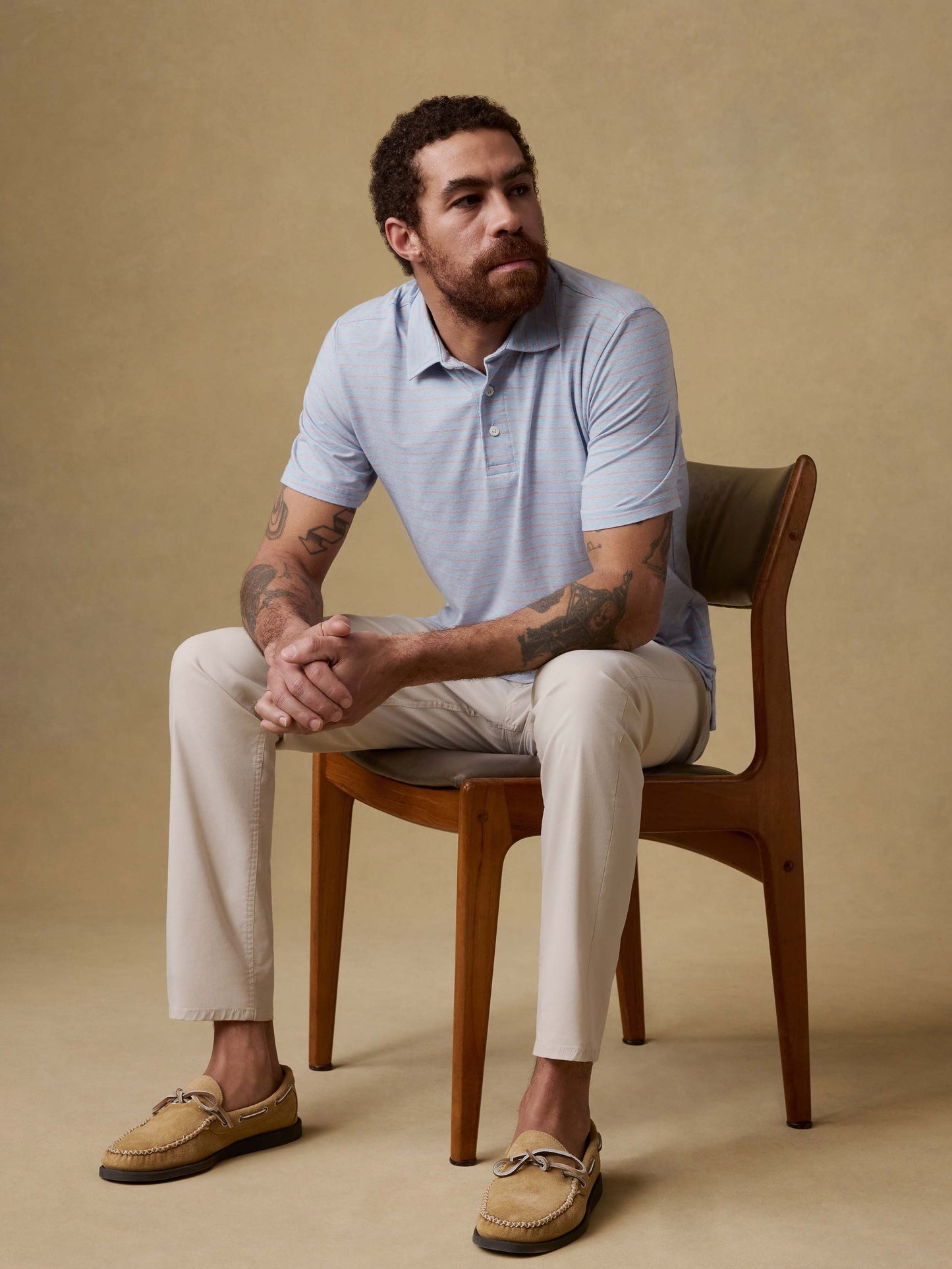 Short-Sleeve MovementTM Polo - Vista View Stripe