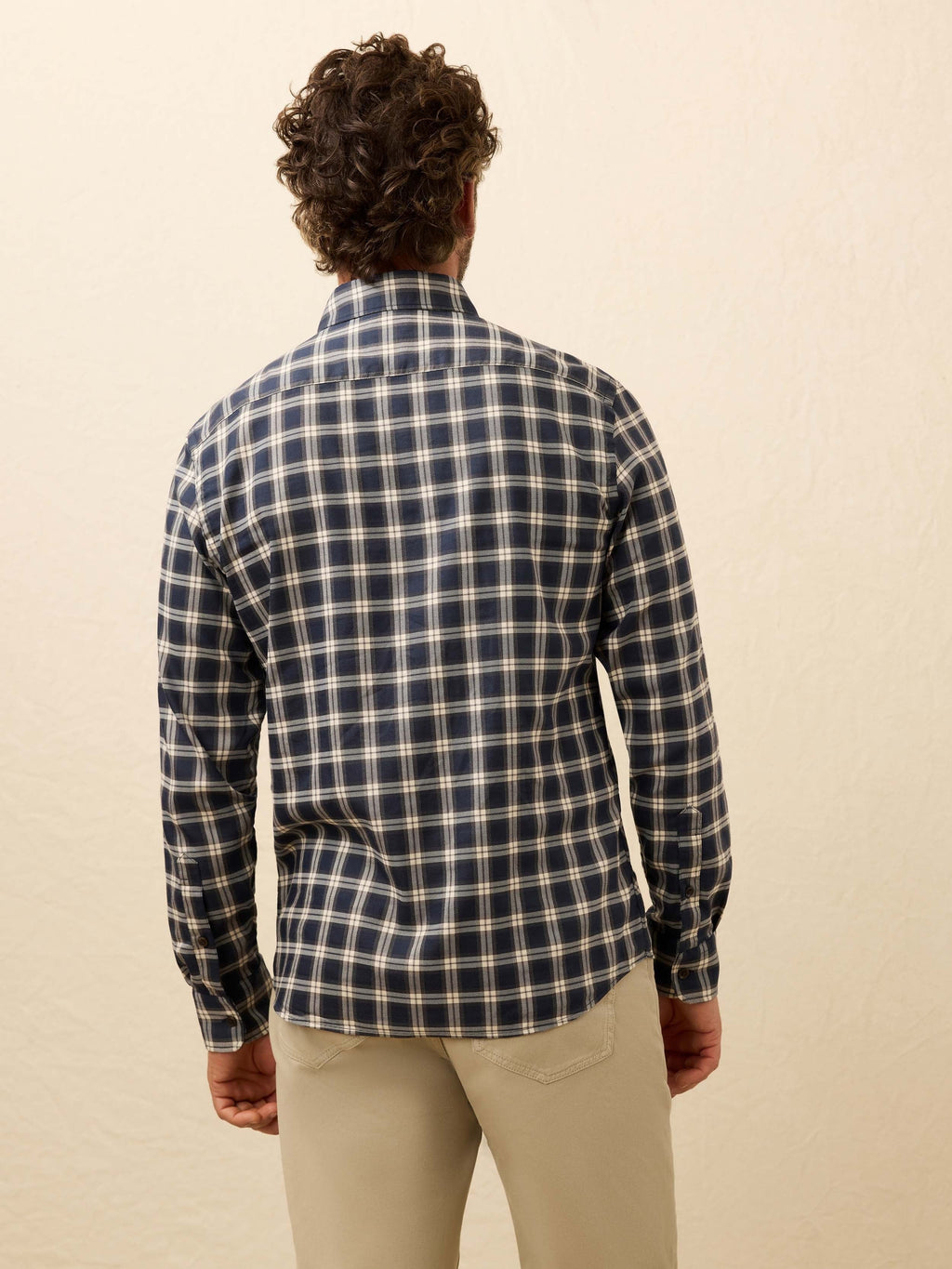 Soft Twill MovementTM Shirt - Navy Smoke Plaid