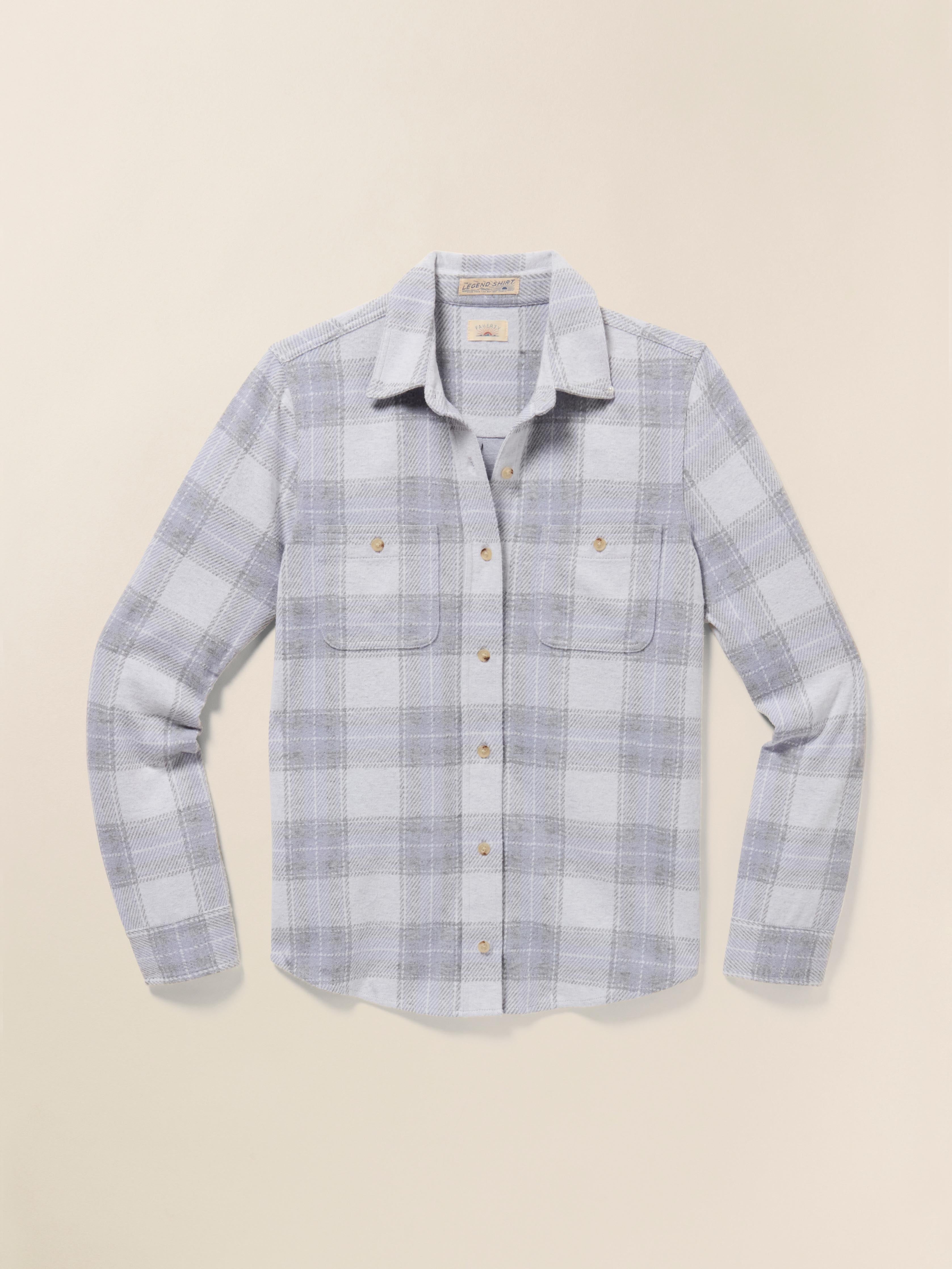LegendTM Sweater Shirt - Blue Ravine Plaid