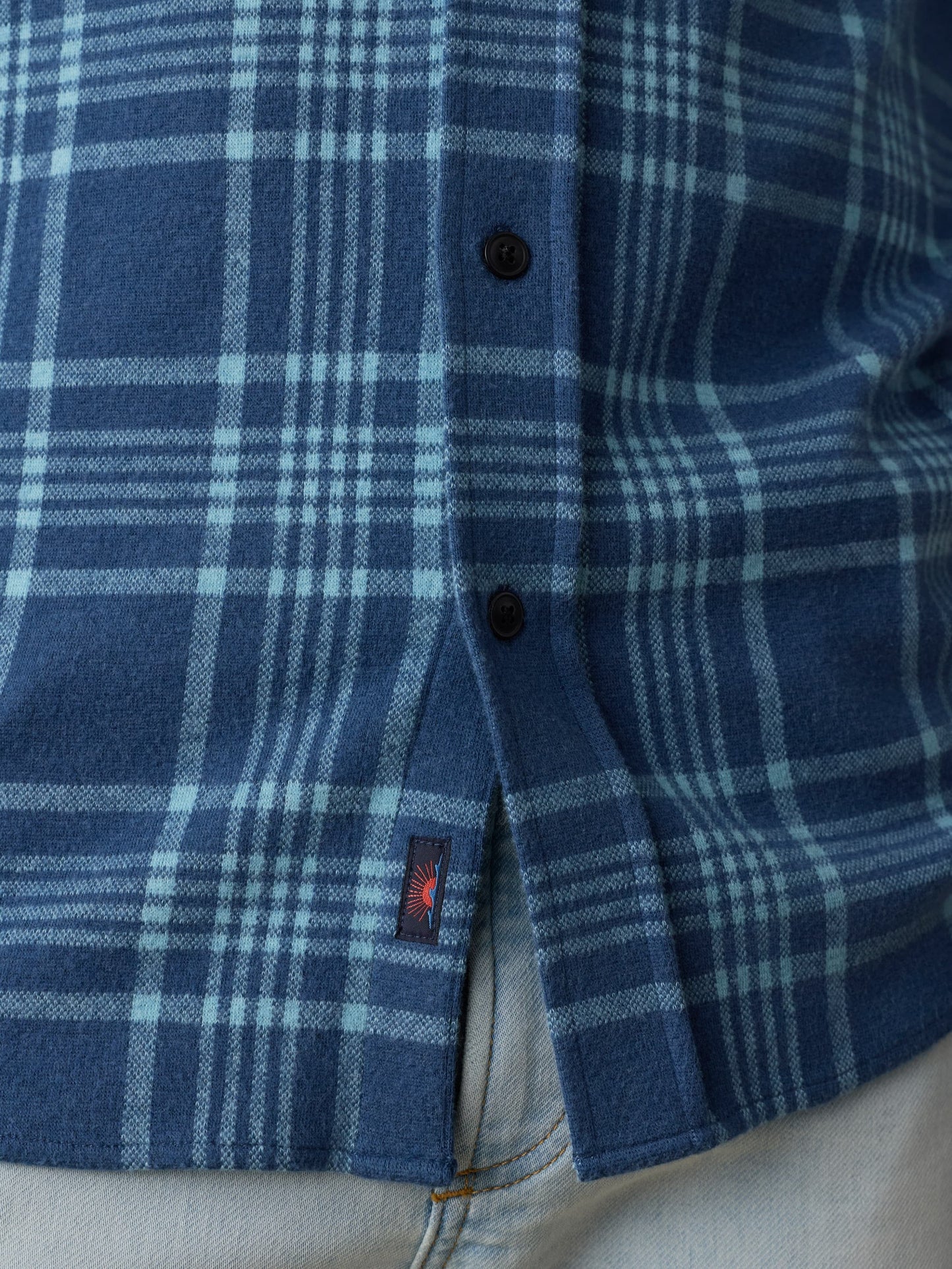 LegendTM Sweater Shirt - Midnight Teal Plaid