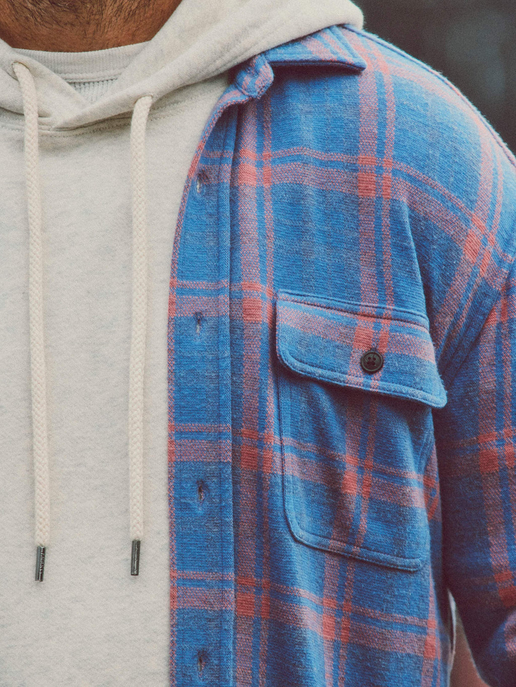 LegendTM Sweater Shirt - Twilight Mauve Plaid