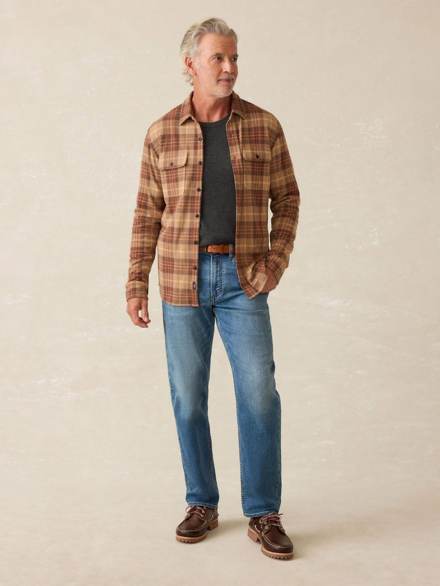 LegendTM Sweater Shirt - Cedar Sands Plaid