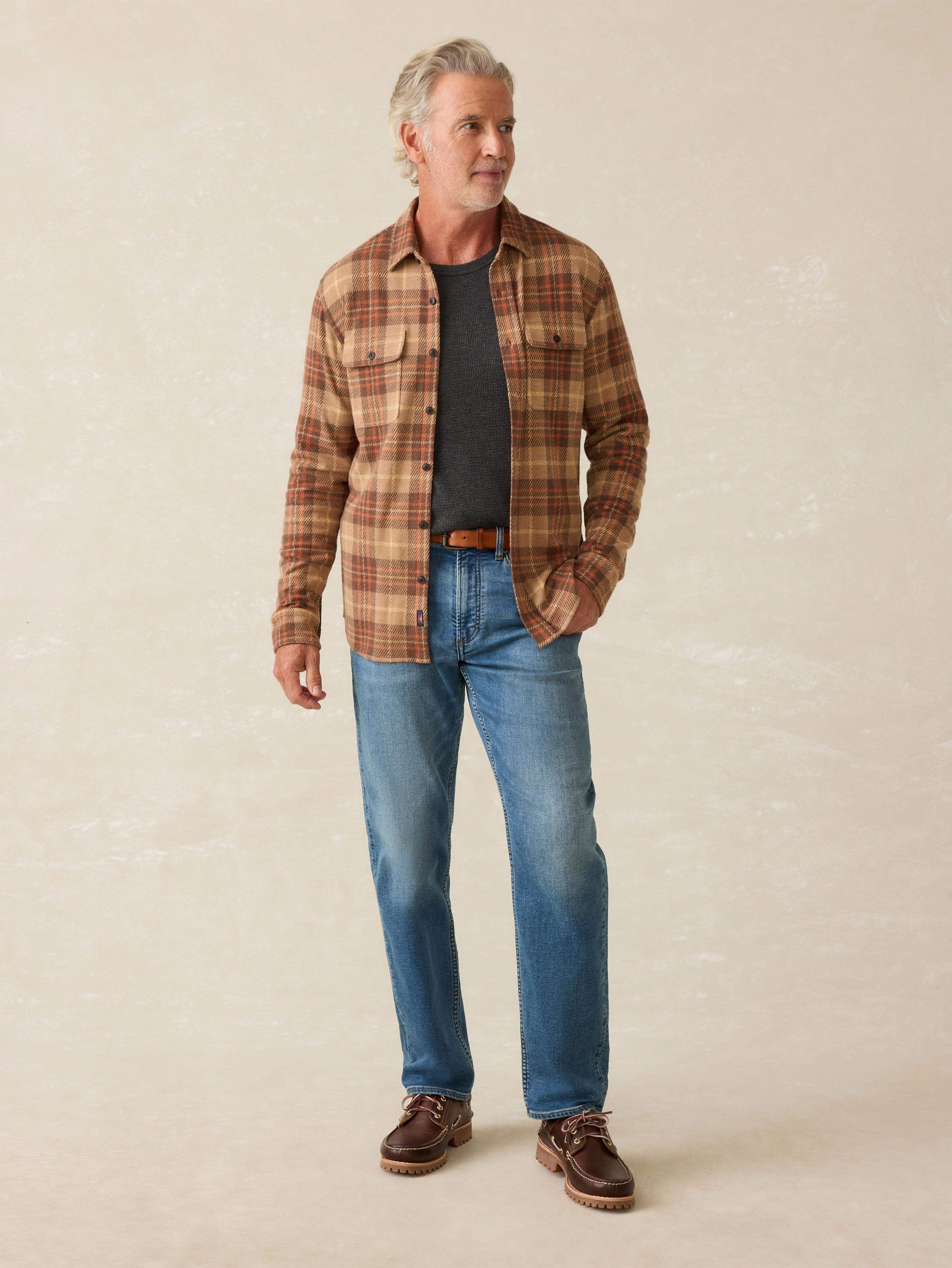 LegendTM Sweater Shirt - Cedar Sands Plaid