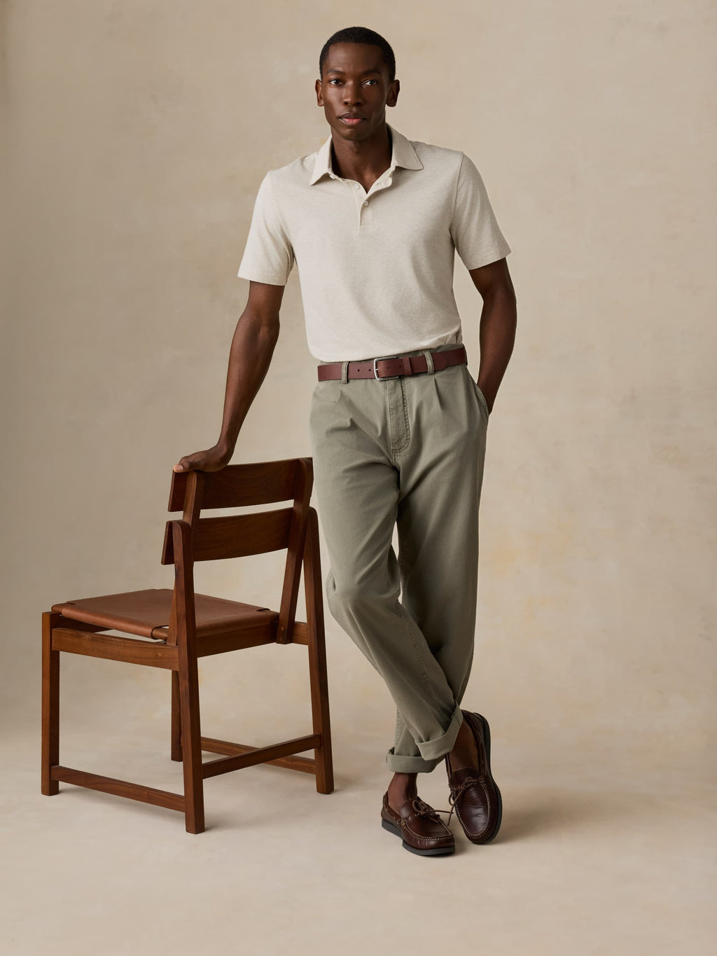 Short-Sleeve MovementTM Polo - Shore Sand Feeder