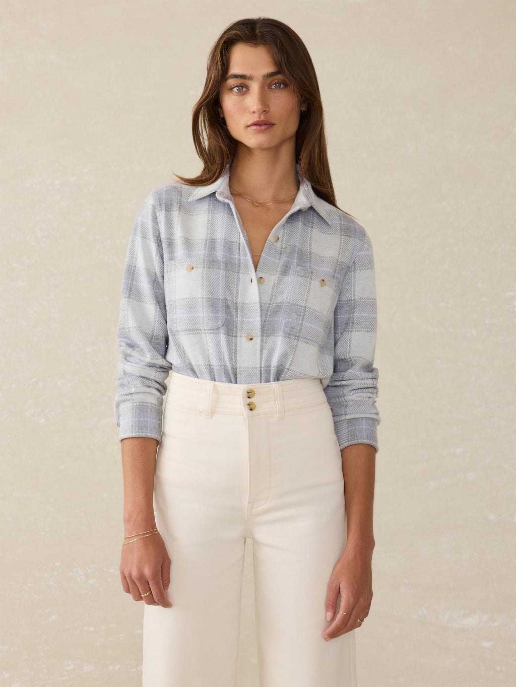 LegendTM Sweater Shirt - Blue Ravine Plaid