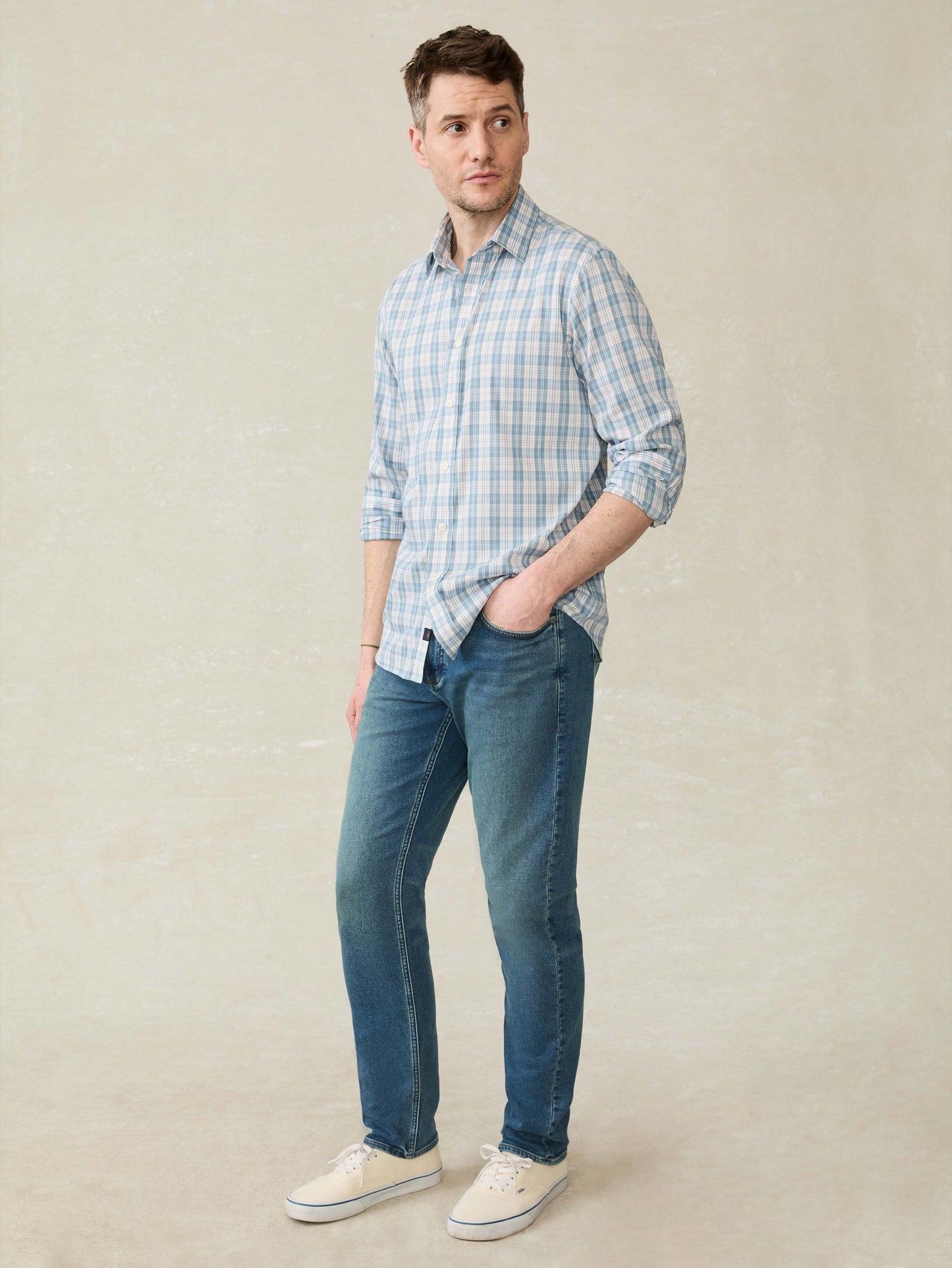 The MovementTM Shirt - Cloud Lake Plaid