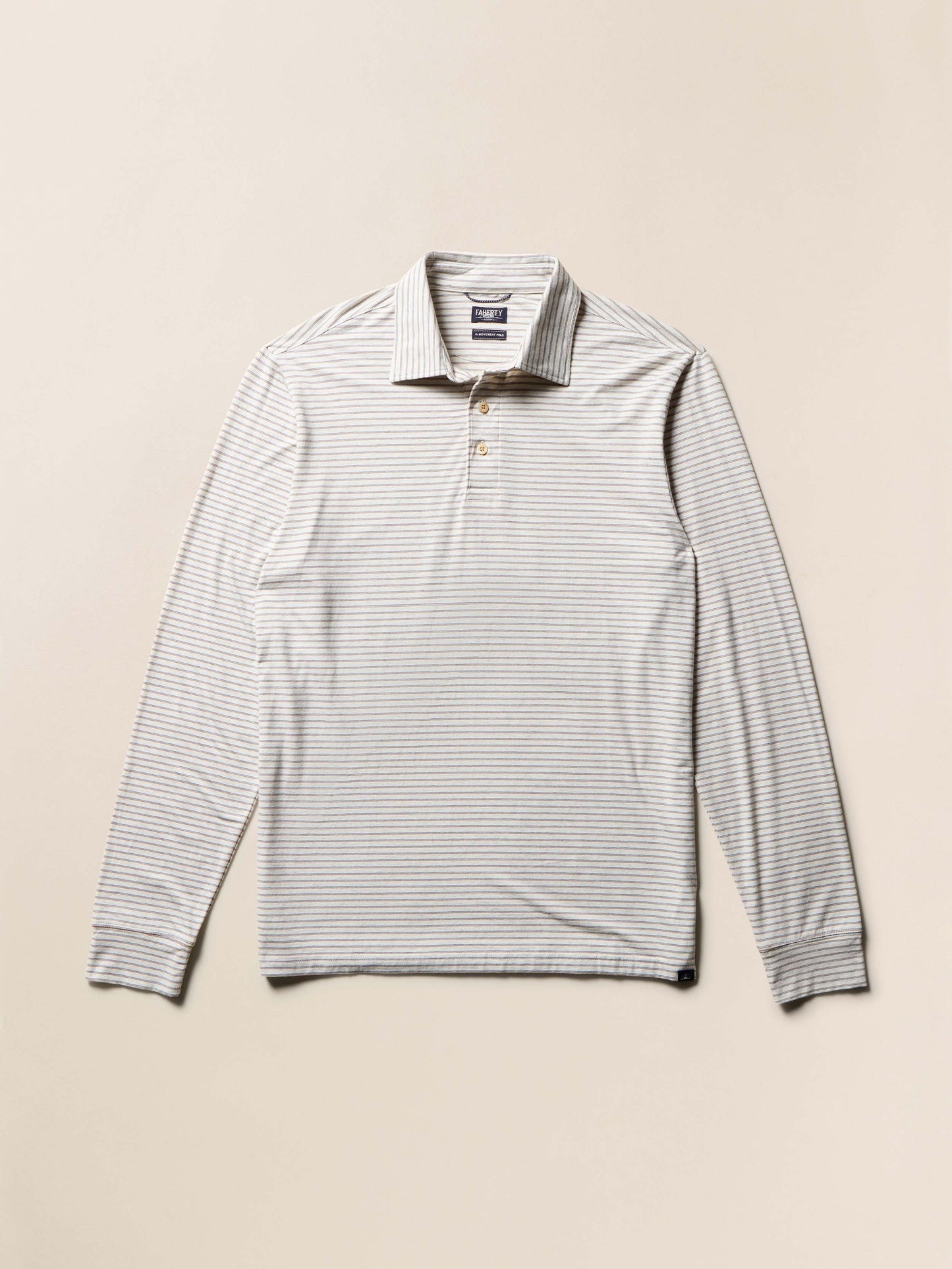 Long-Sleeve MovementTM Polo - Logan Creek Stripe