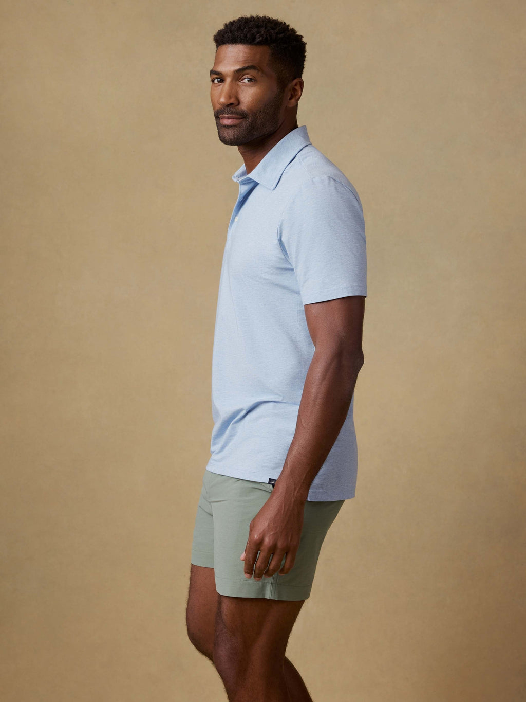 Short-Sleeve MovementTM Polo - Cardiff Blue Heather