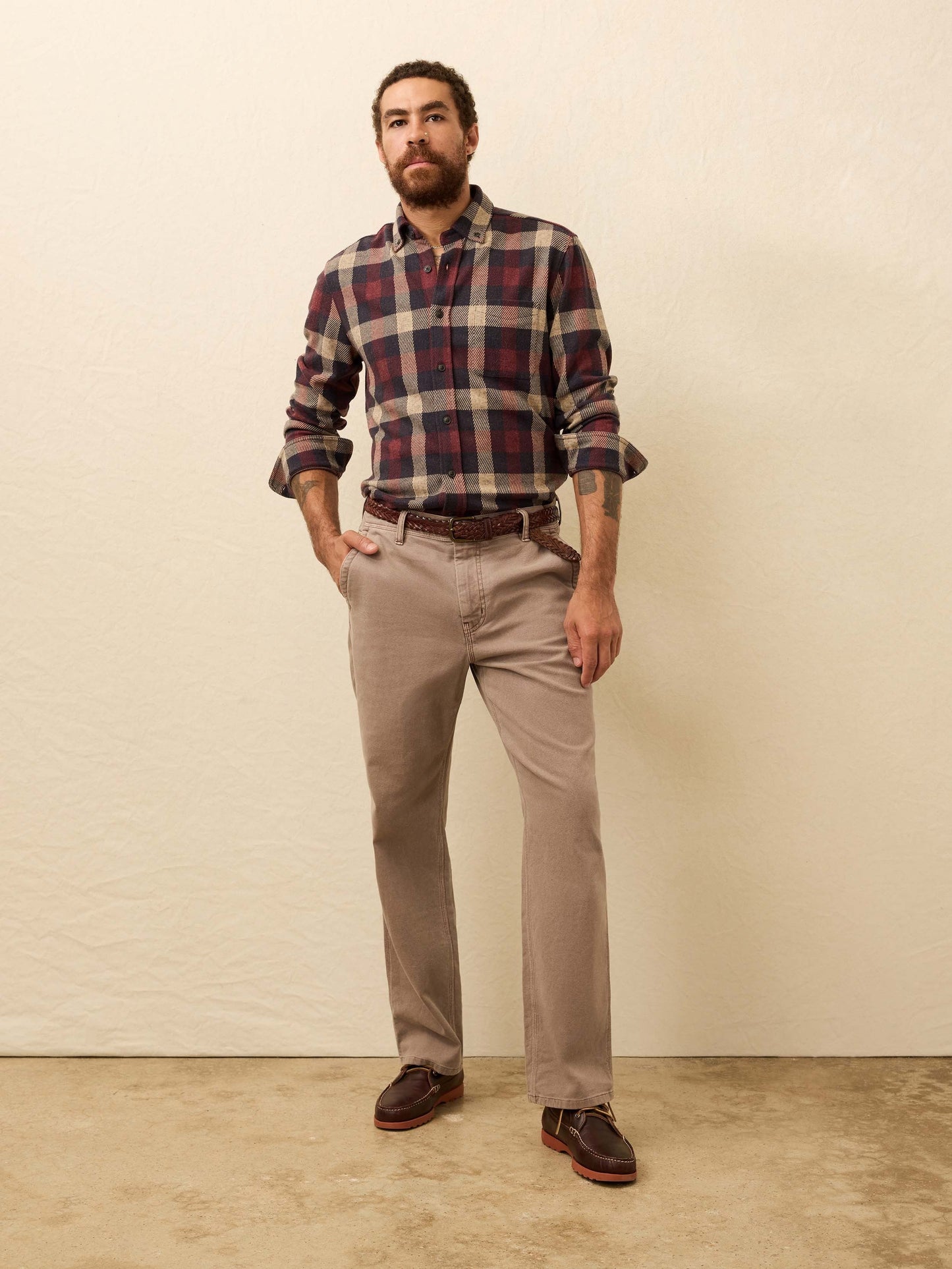 LegendTM Sweater Shirt (Single Pocket) - Burchfield Plaid