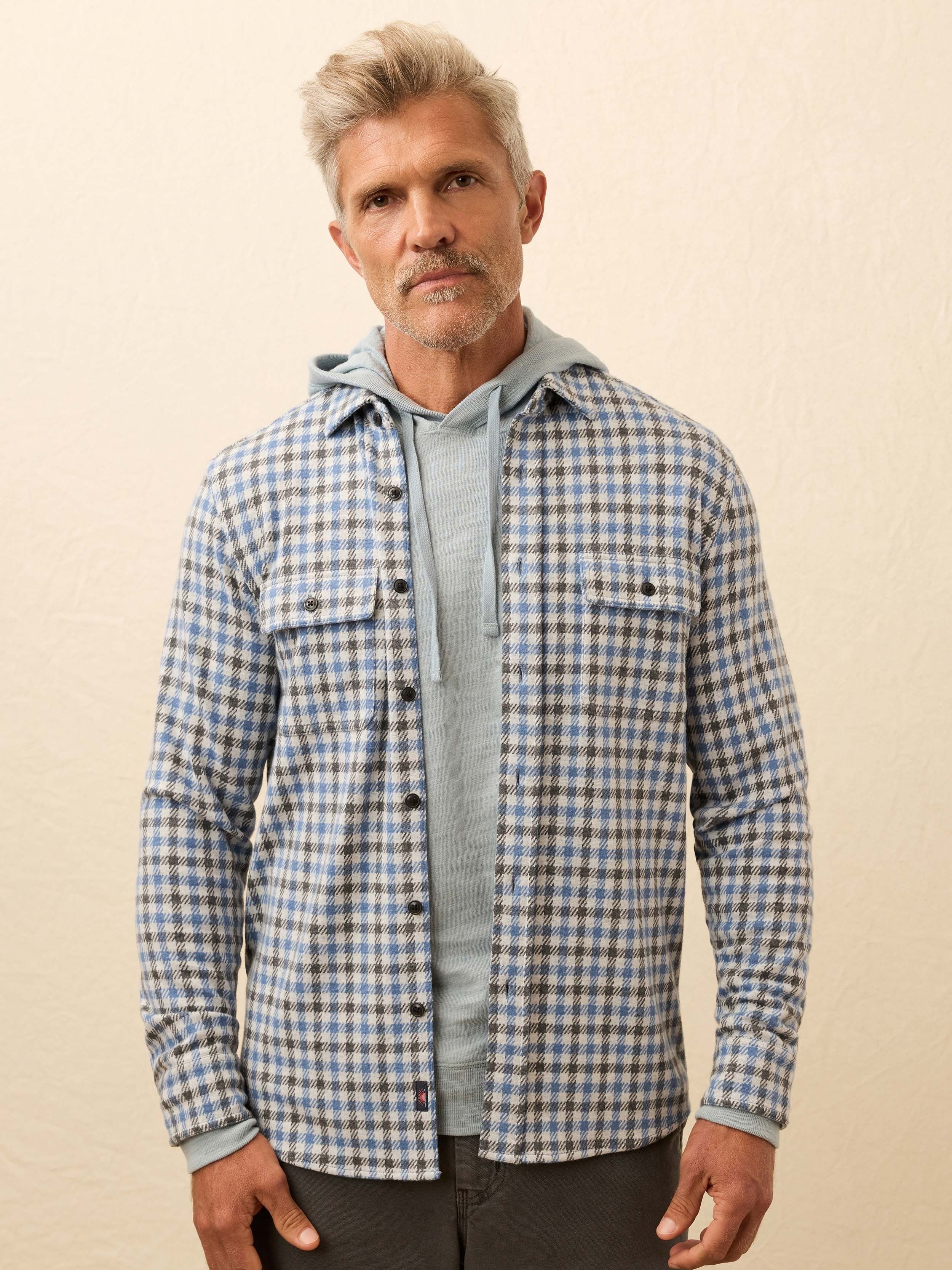 LegendTM Sweater Shirt - Graphite Sky Gingham