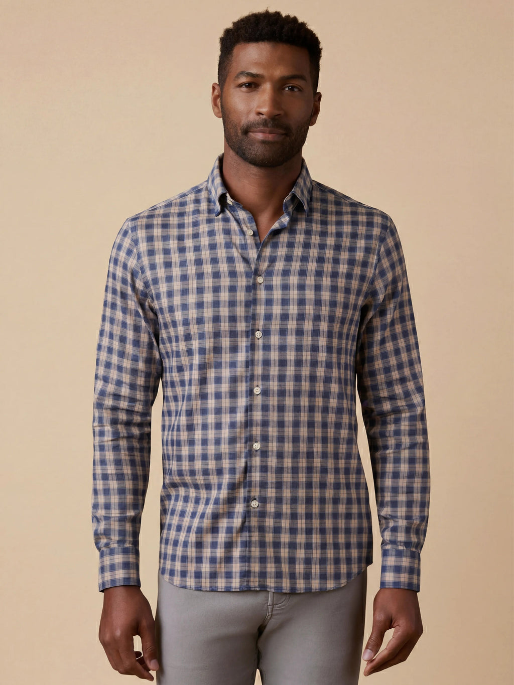 MovementTM Monterey Shirt - Navy Seas Plaid