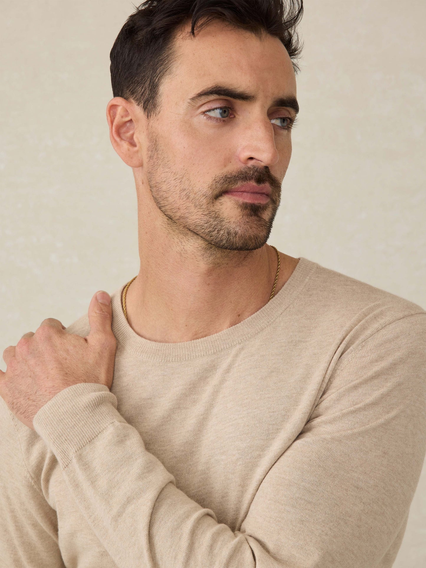 MovementTM Crewneck Sweater - Soft Dune Heather
