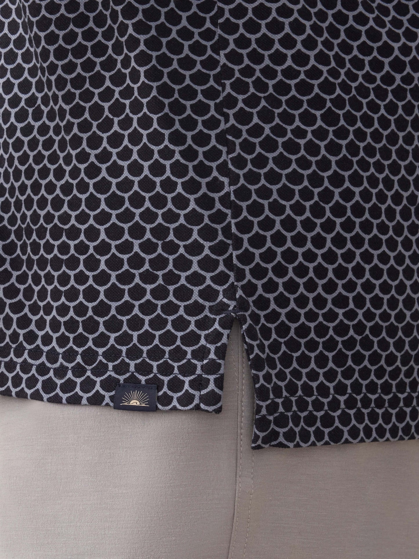 Short-Sleeve MovementTM Pique Polo - Midnight Fishscale