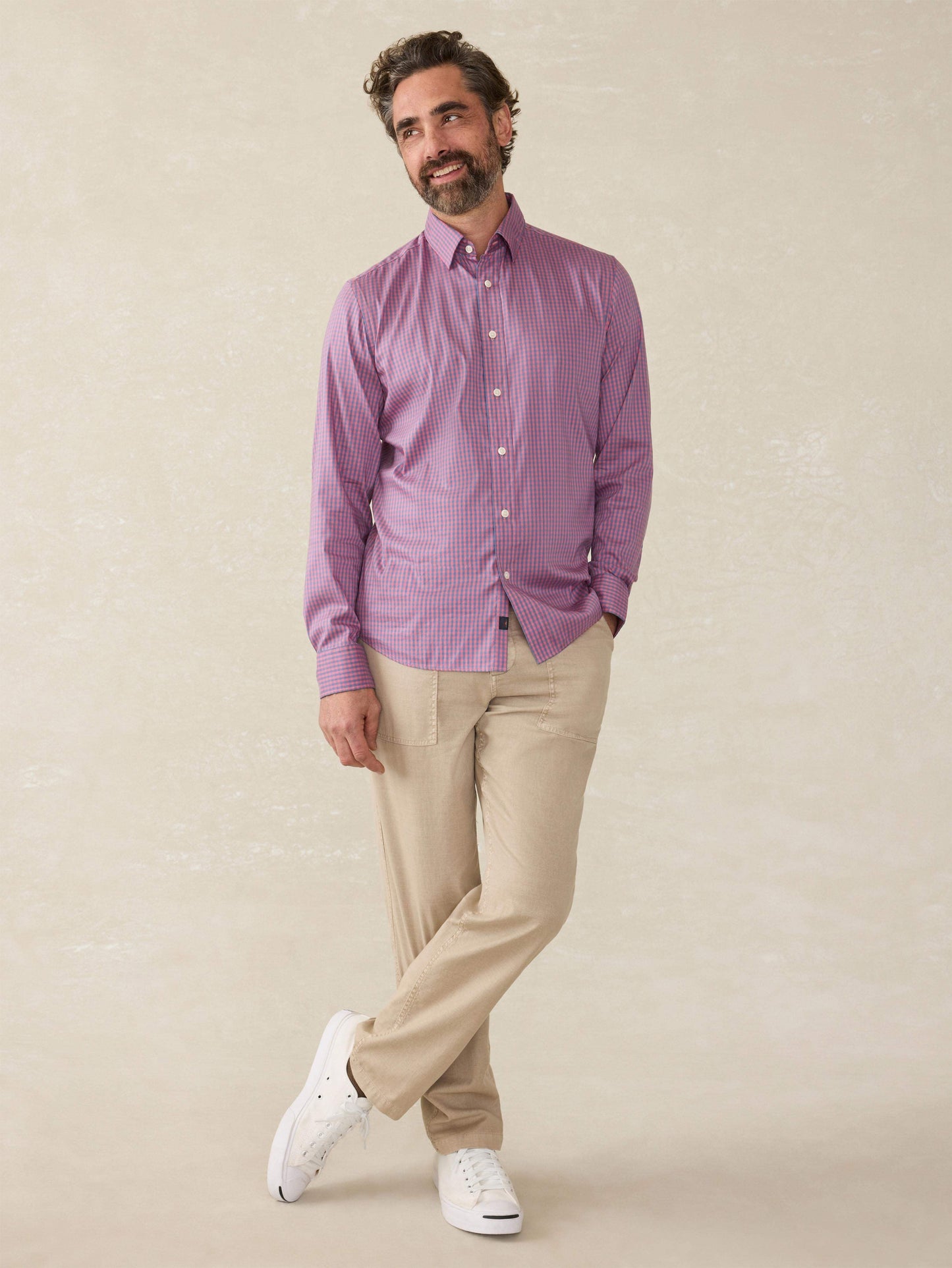 The MovementTM Shirt - Blue Rose Gingham