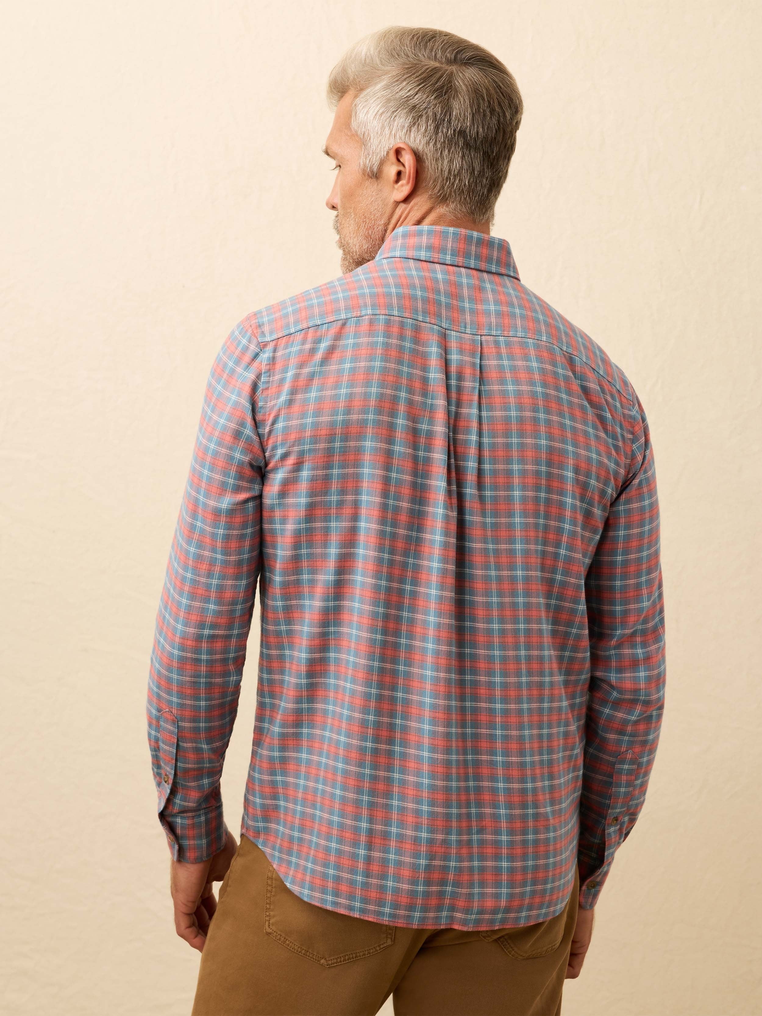 MovementTM Brushed Shirt - Blue Sierra Plaid