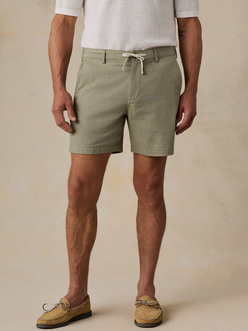 MovementTM Linen Short - Sage Cliff