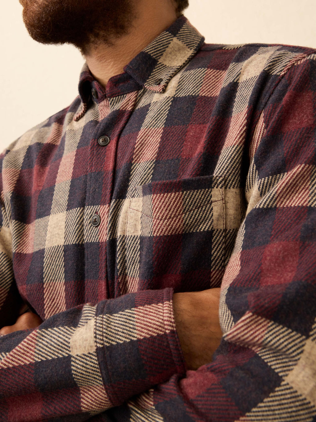 LegendTM Sweater Shirt (Single Pocket) - Burchfield Plaid