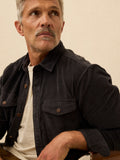 Stretch Terry Corduroy Workshirt - Washed Charcoal