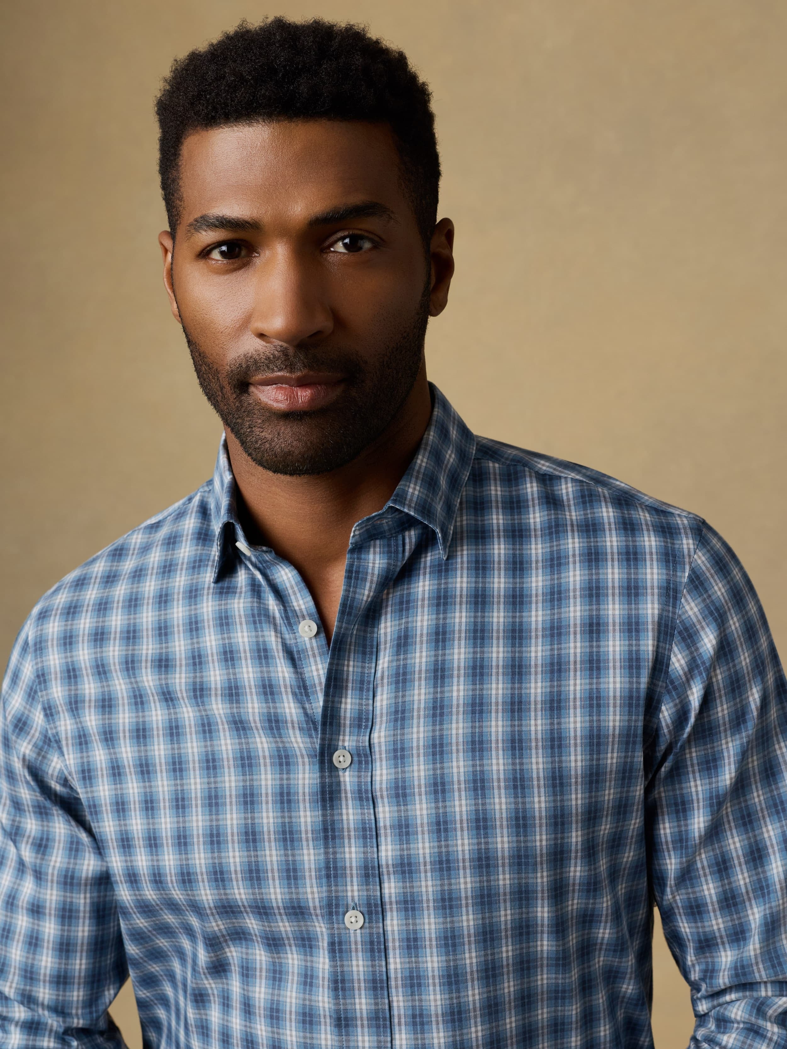 The MovementTM Shirt - Azure Night Plaid