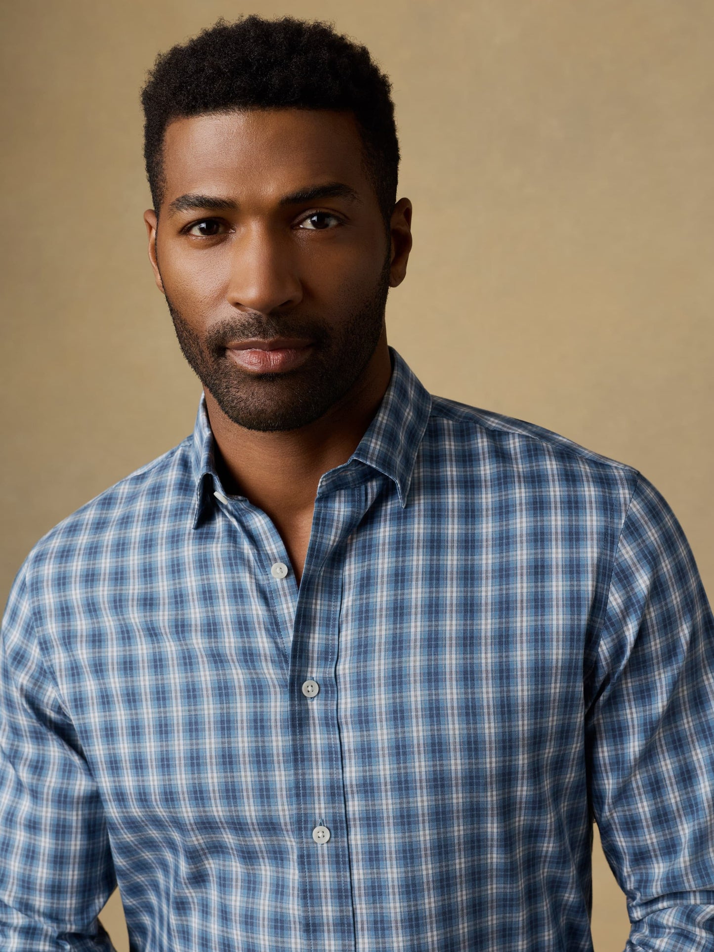The MovementTM Shirt - Azure Night Plaid