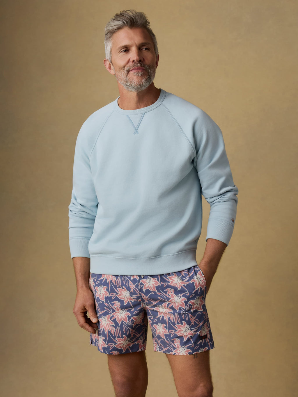 High Standard Fleece Crewneck - Blue Brook