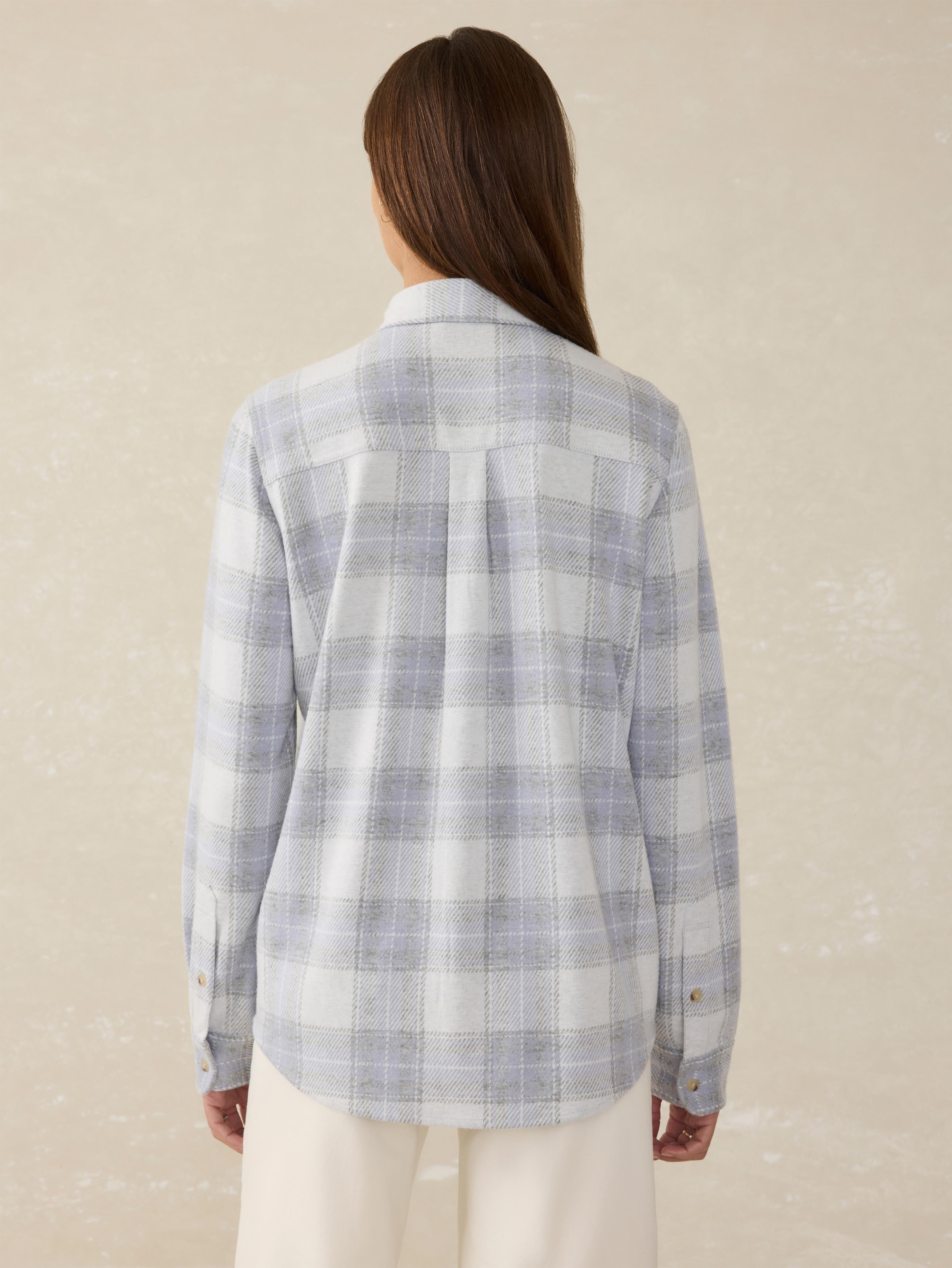 LegendTM Sweater Shirt - Blue Ravine Plaid