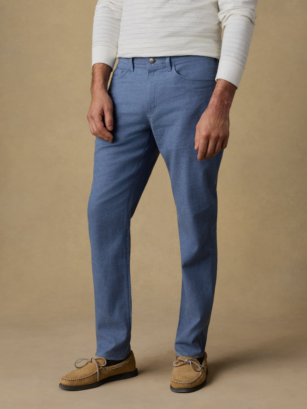 MovementTM Linen 5-Pocket Pant - Dusk Blue