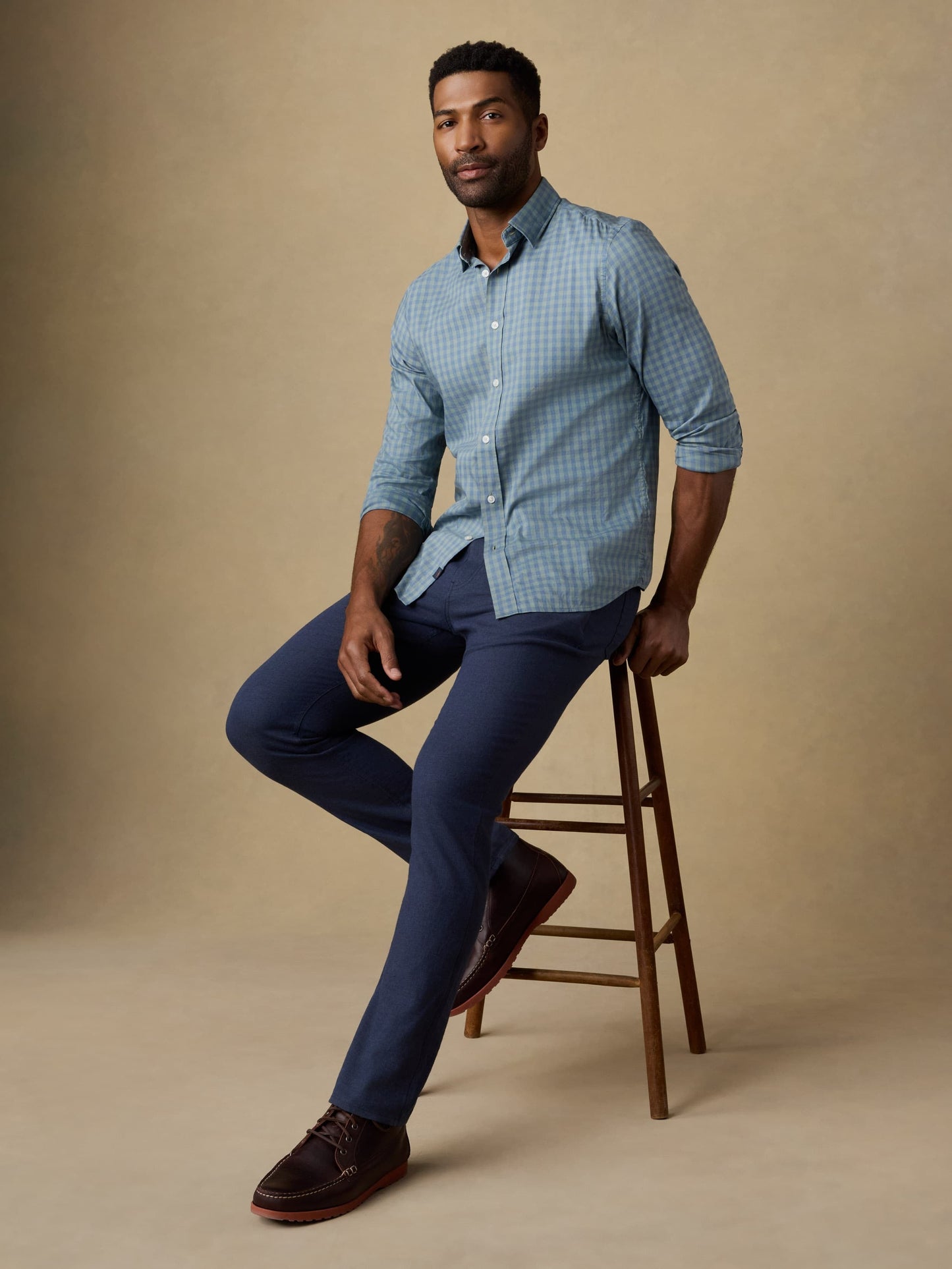 MovementTM Linen 5-Pocket Pant - Deep Sea Navy