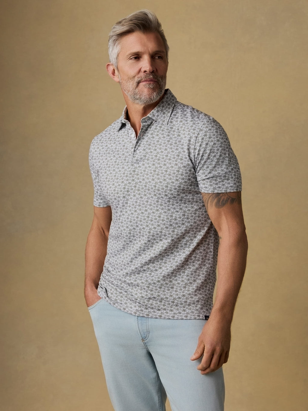 Short-Sleeve MovementTM Pique Polo - Olive Palm Beach