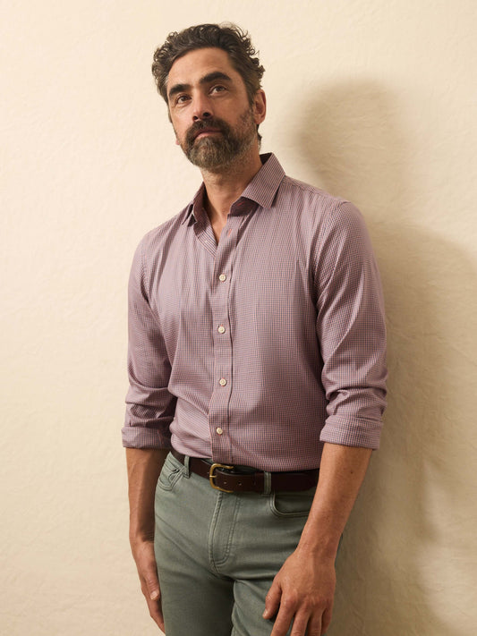 The MovementTM Shirt - Madder Shores Gingham