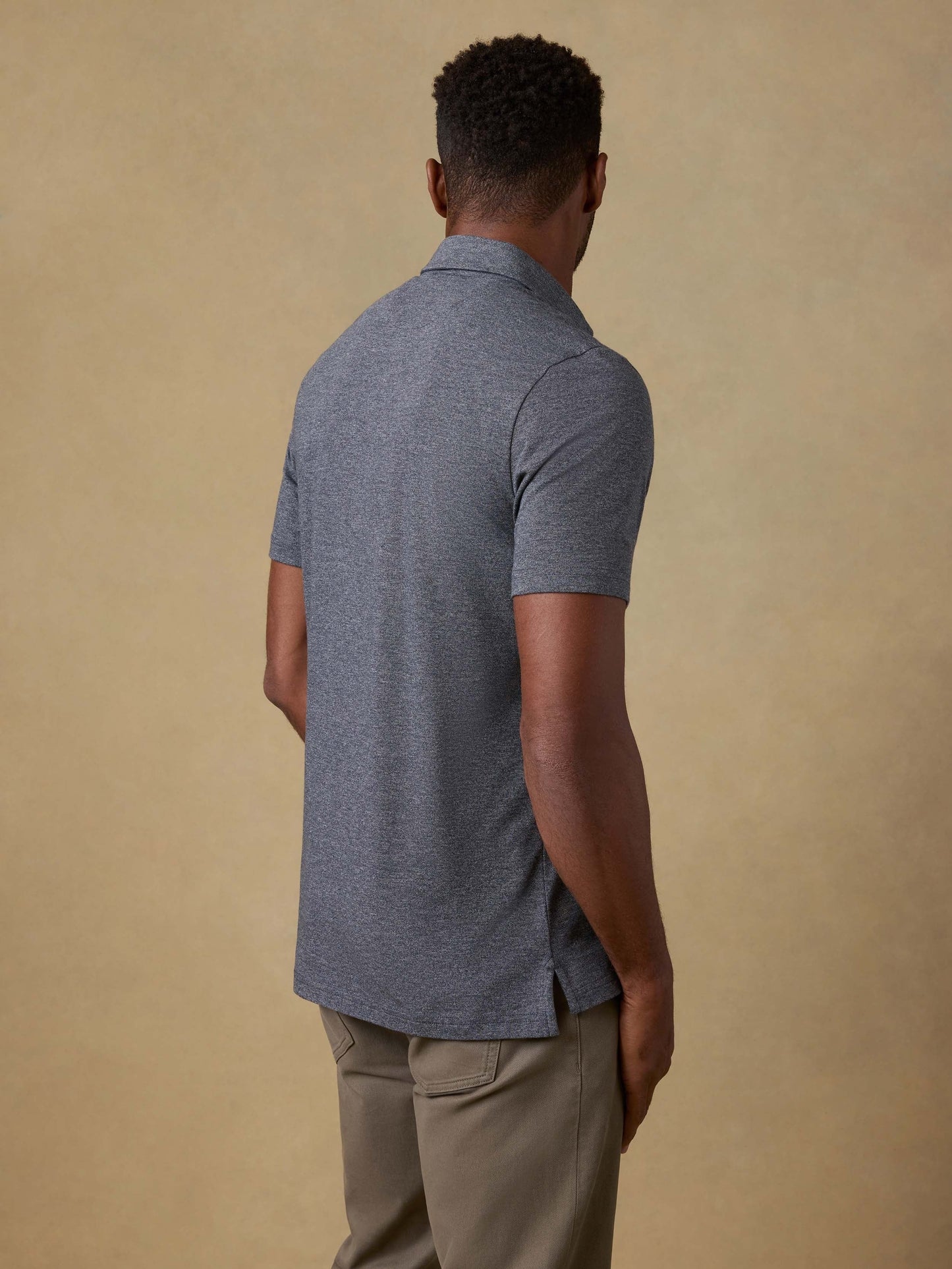 Short-Sleeve MovementTM Pique Polo - Dusty Iron Heather