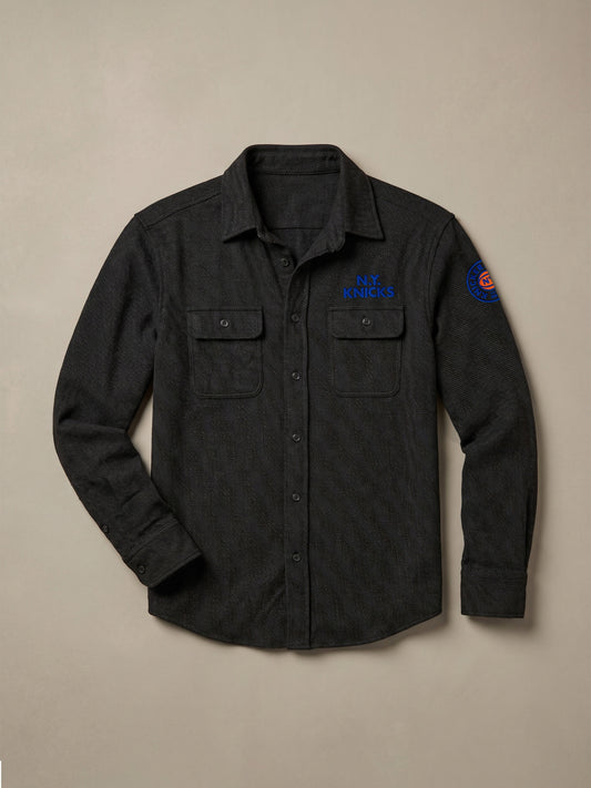 NY Knicks LegendTM Sweater Shirt - Heathered Black Twill