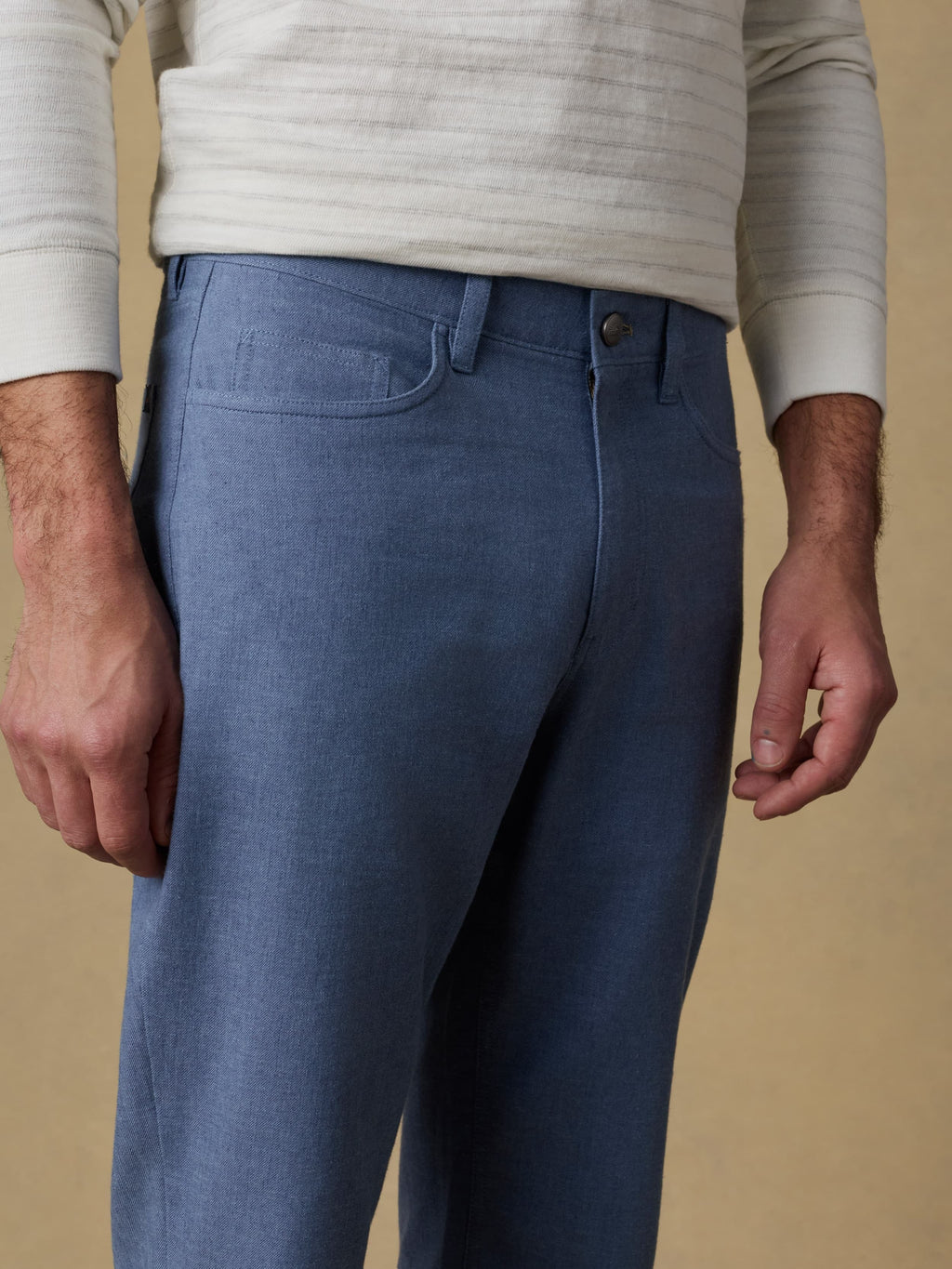 MovementTM Linen 5-Pocket Pant - Dusk Blue