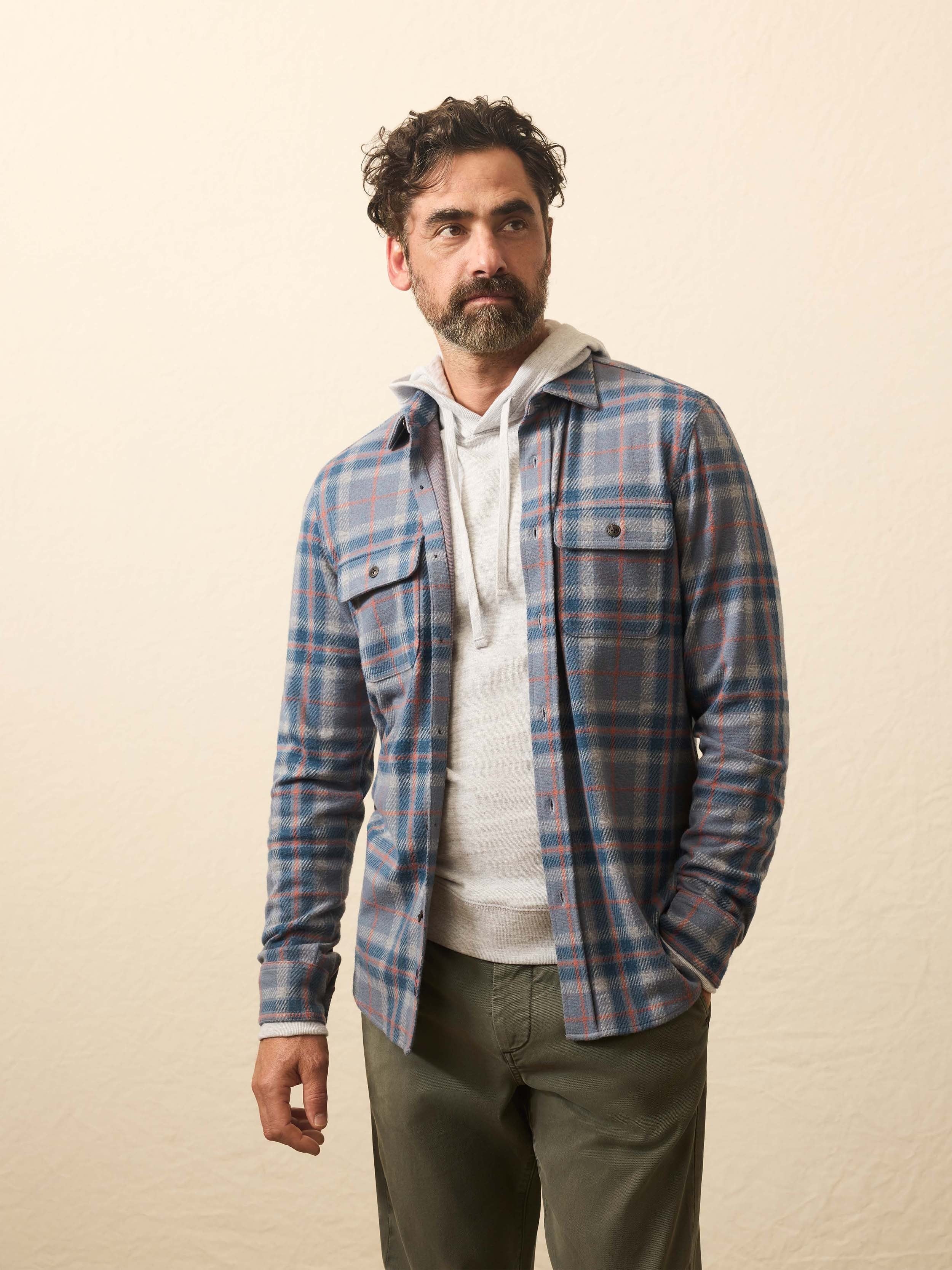 LegendTM Sweater Shirt - Three Lakes Plaid