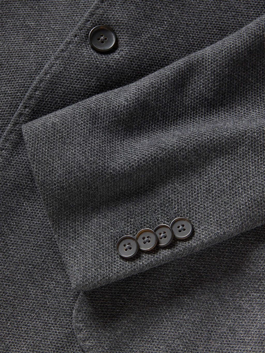 Knit Blazer - Charcoal Cliff