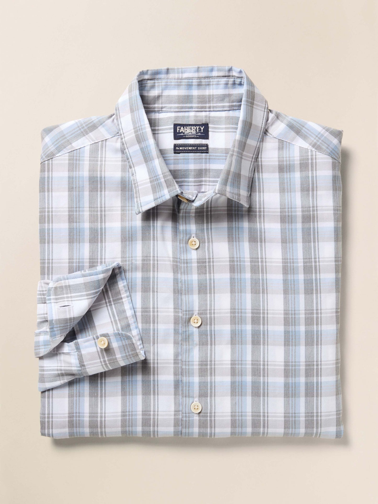 MovementTM Monterey Shirt - Morning Mist Plaid
