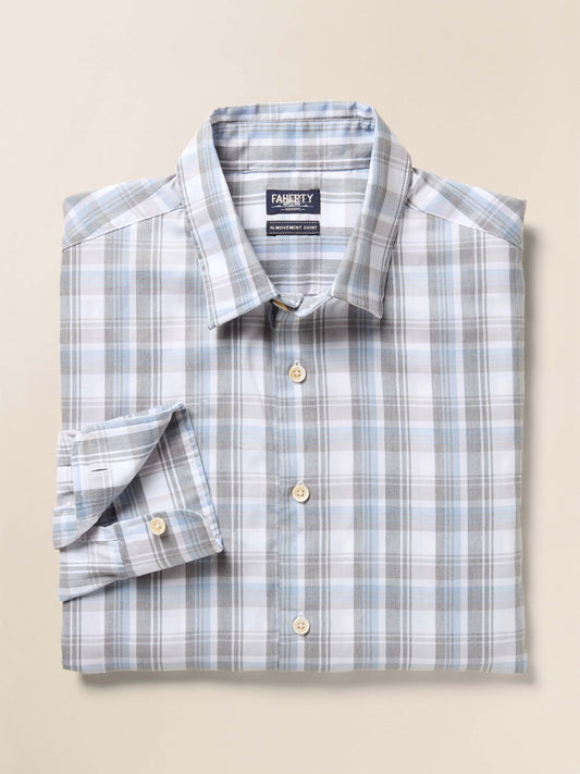 MovementTM Monterey Shirt - Morning Mist Plaid