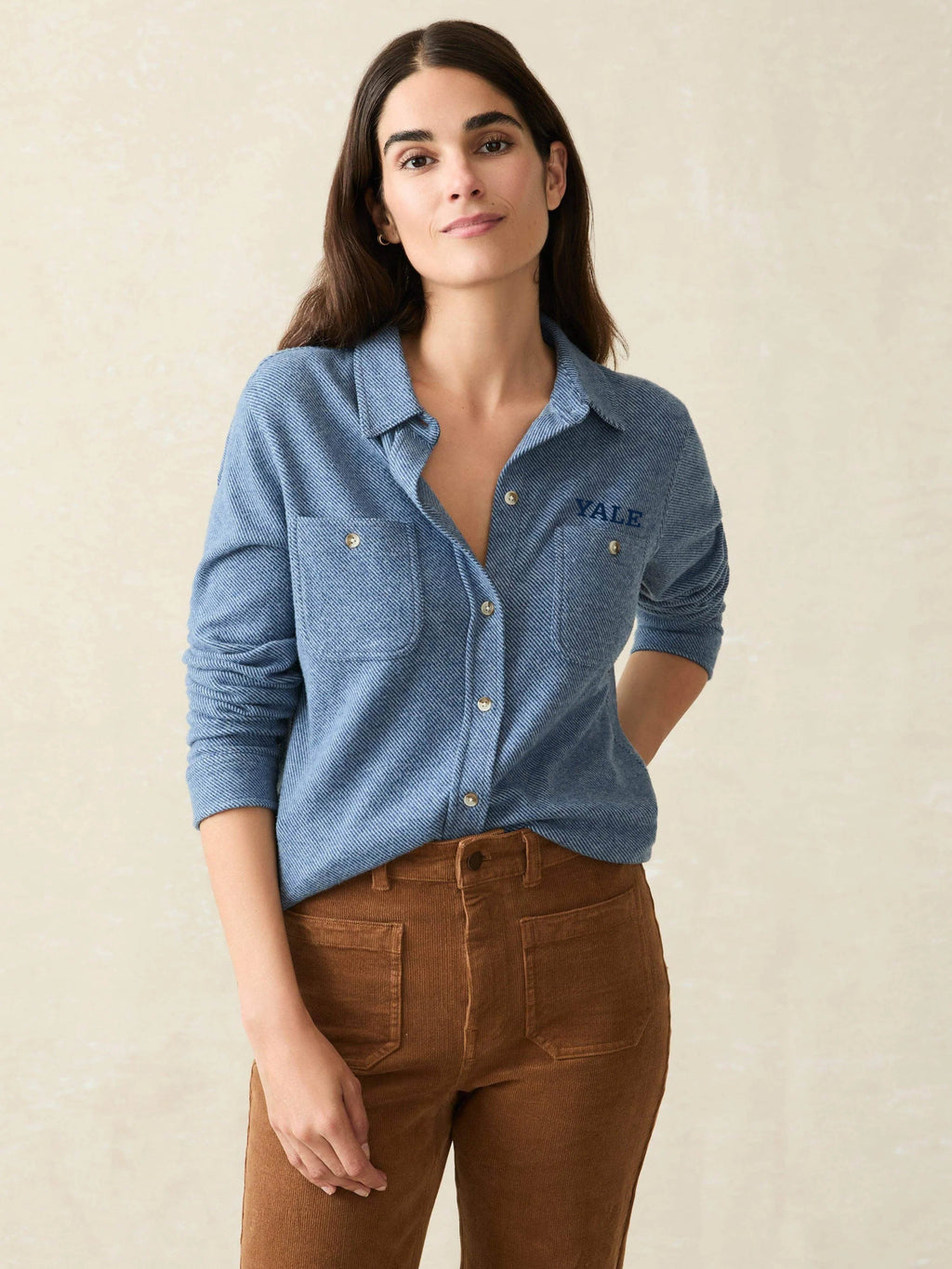 Yale LegendTM Sweater Shirt - Glacier Blue Twill
