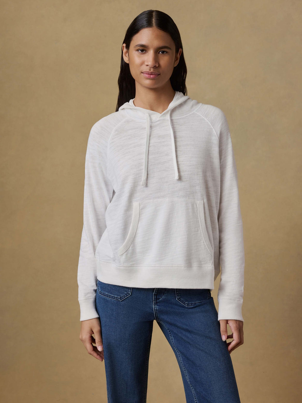 Sunwashed Organic Hoodie - White