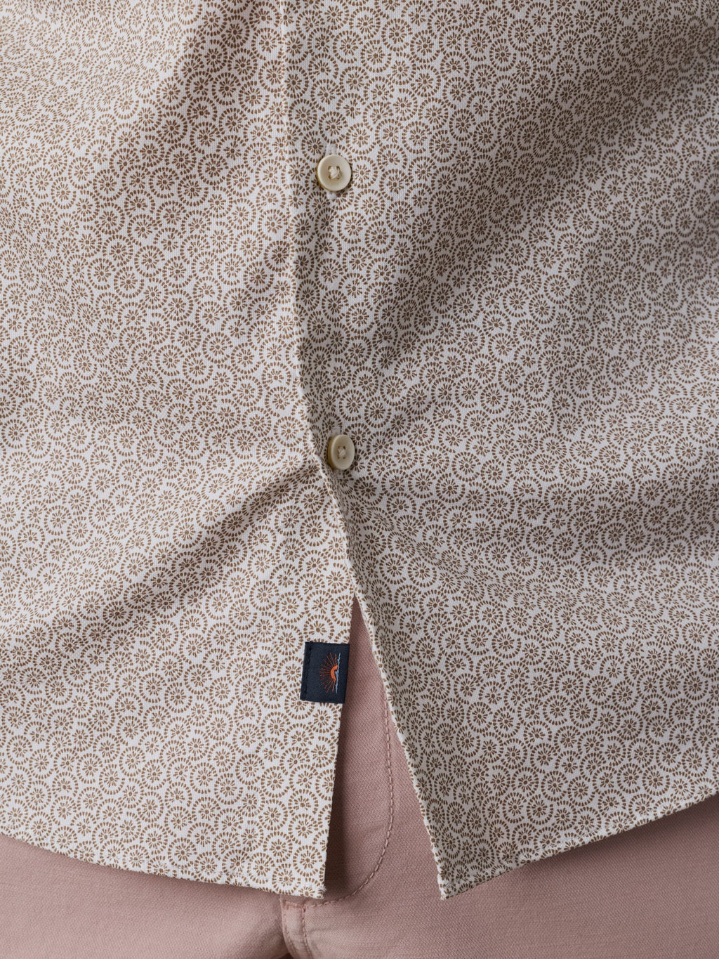 Short-Sleeve MovementTM Monterey Shirt - Wood Sunray Block