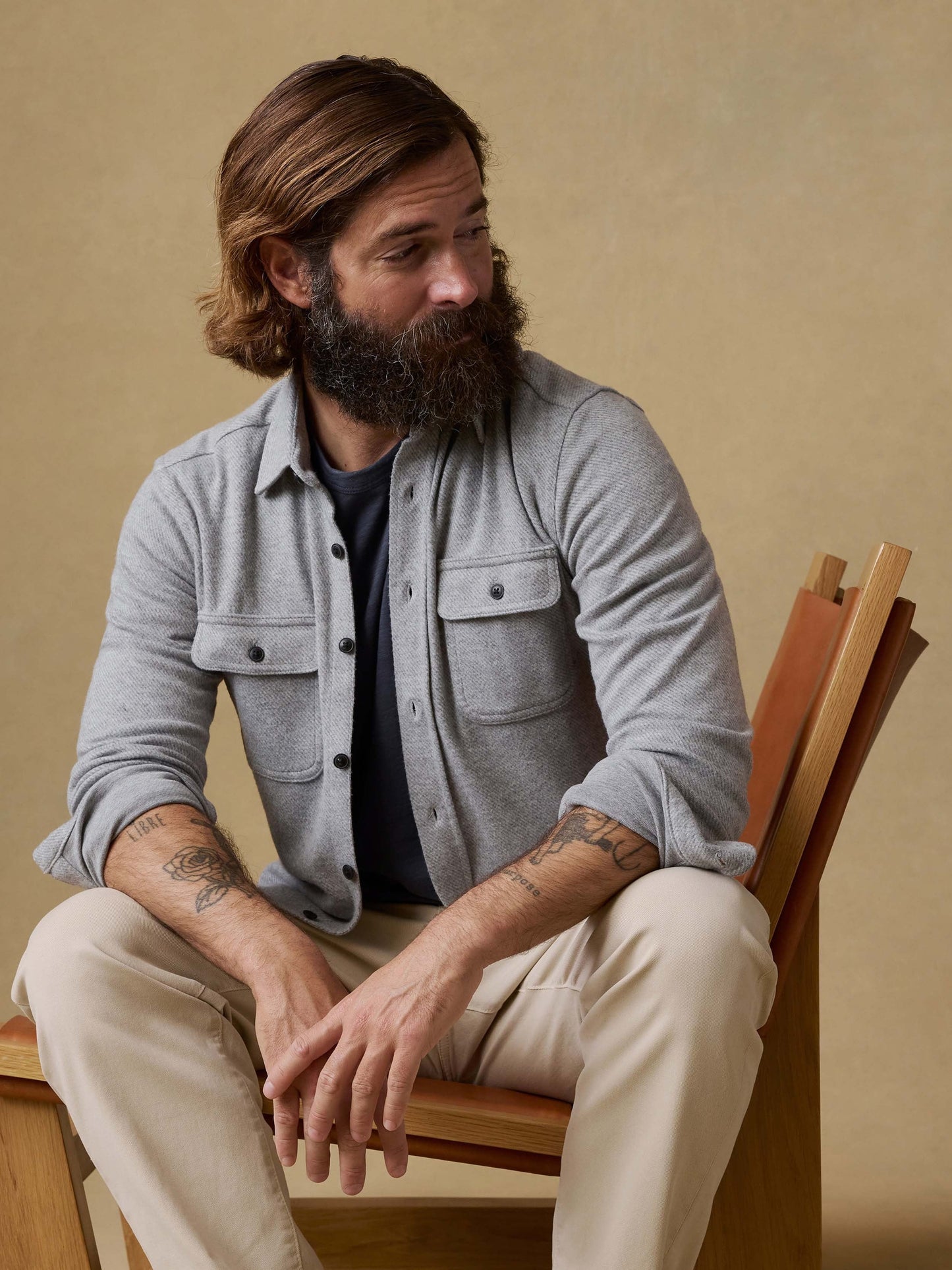 LegendTM Sweater Shirt - Fossil Grey Twill