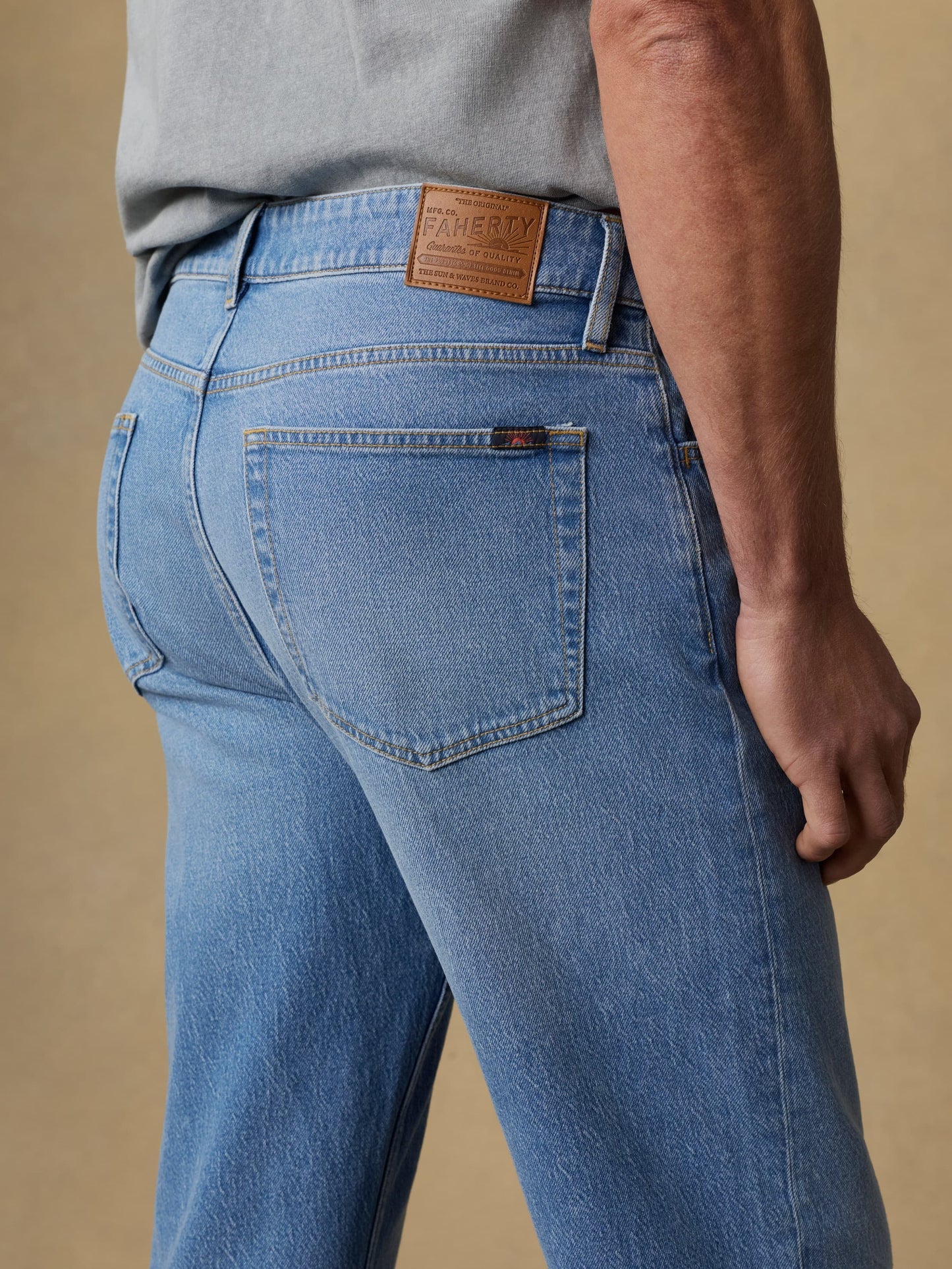 Organic Cotton Denim Pant - Bay Drift Wash