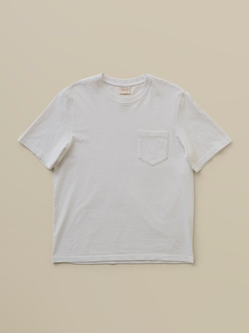 Short-Sleeve Recycled Cotton Tee - Pure White