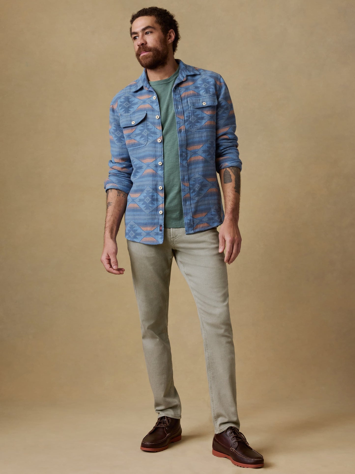 Stretch Terry 5-Pocket Pant - Coastal Sage