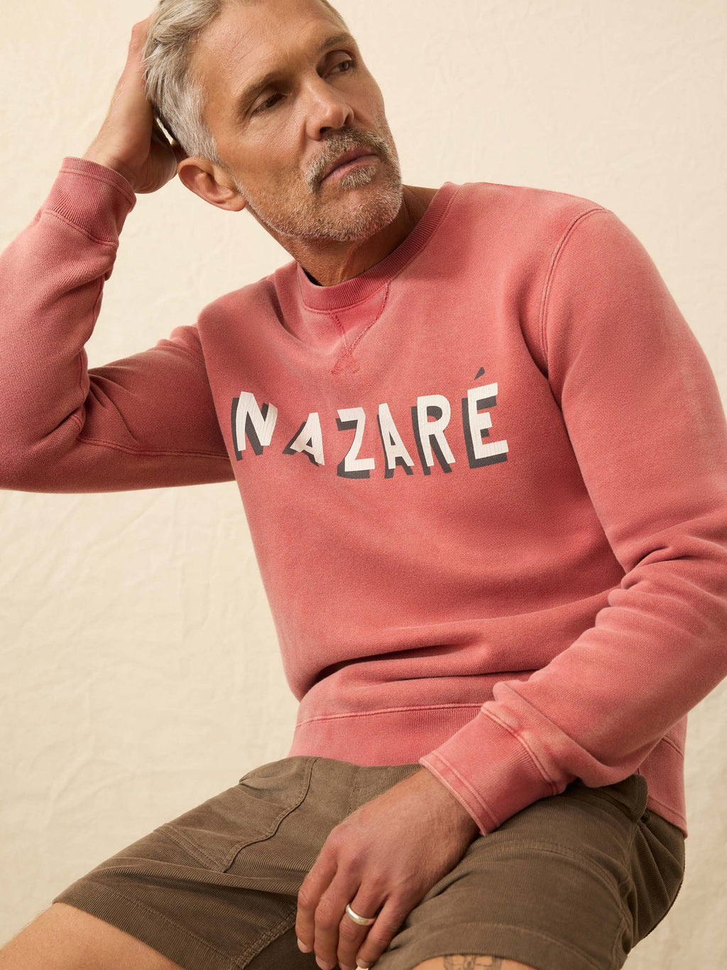 Winter Swell Crewneck Sweatshirt - Lighthouse Red